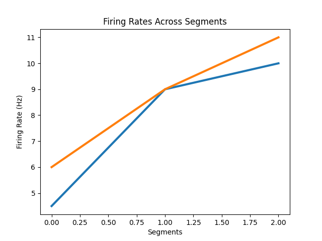 Firing Rates Across Segments